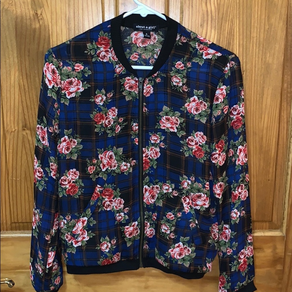 Adorable sheer jacket!